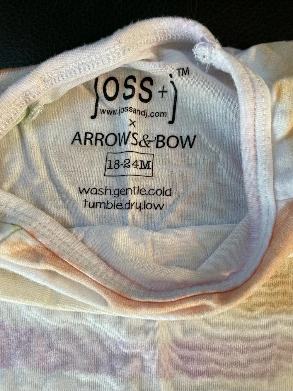 Joss + j - Sunset Stripes Bamboo Viscose Lounge/Pajama Set | 18-24 Months